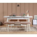 Καρέκλα Molto λευκό χρώμα μελαμίνη 46x46x85cm ed12323 - Image 5