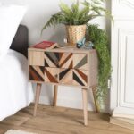 Κομοδίνο City Triangle μελαμίνη 60x40x61cm ed12348 - Image 5