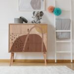 Συρταριέρα City Form μελαμίνη ξύλινα πόδια 80x40x89cm ed12372