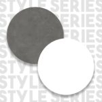 Τραπέζι μπαρ Cocenza άσπρο γκρι χρώμα μελαμίνη 120x51 6x101 8cm ed1237 - Image 3