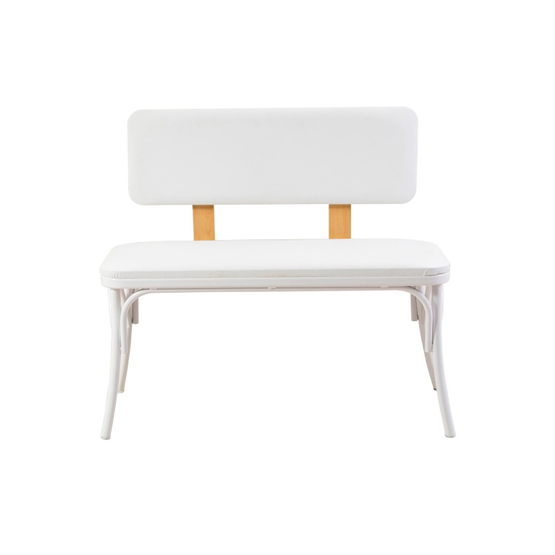 12380_0-800x800 Παγκάκι Oliver άσπρη μελαμίνη 100x41x49cm ed12380 - Image 1