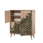 Έπιπλο εισόδου παπουτσοθήκη Mente 95x36x111cm μελαμίνη ed12387 - Image 4