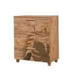 Συρταριέρα Sapere μελαμίνη 80x43x95cm Atlantic Pine ed12390 - Image 4