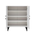 Ντουλάπι Terrazzo άσπρο μελαμίνη 95x36x111εκ ed12398 - Image 4