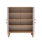 Ντουλάπι Posy δρυς μελαμίνη 95x36x111εκ ed12401 - Image 4