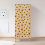 Ντουλάπα City Seed 80x45x190cm μελαμίνη ξύλινα πόδια ed12416