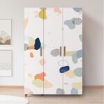 Ντουλάπα Sapere μελαμίνη 120x48x189cm atlantic pine άσπρο ed12432