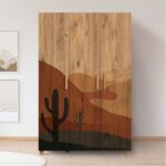 Ντουλάπα Sapere μελαμίνη 120x48x189cm Atlantic Pine ed12439