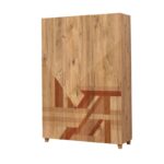 Ντουλάπα Sapere μελαμίνη 120x48x189cm Atlantic Pine ed12440 - Image 4