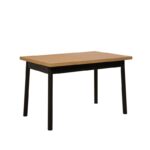 Τραπεζαρία Olive 6 τεμάχια 120x75x75cm μελαμίνη μαύρη ed12527 - Image 5