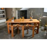 Τραπέζι Ciliegia oak ξύλο 210x75x90cm ed12546