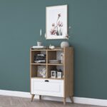 Ντουλάπι Happo καρυδί 120x35x80cm ed12578