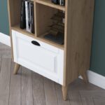 Βιβλιοθήκη Nord καρυδί μελαμίνη 63x35x195εκ ed12580 - Image 4