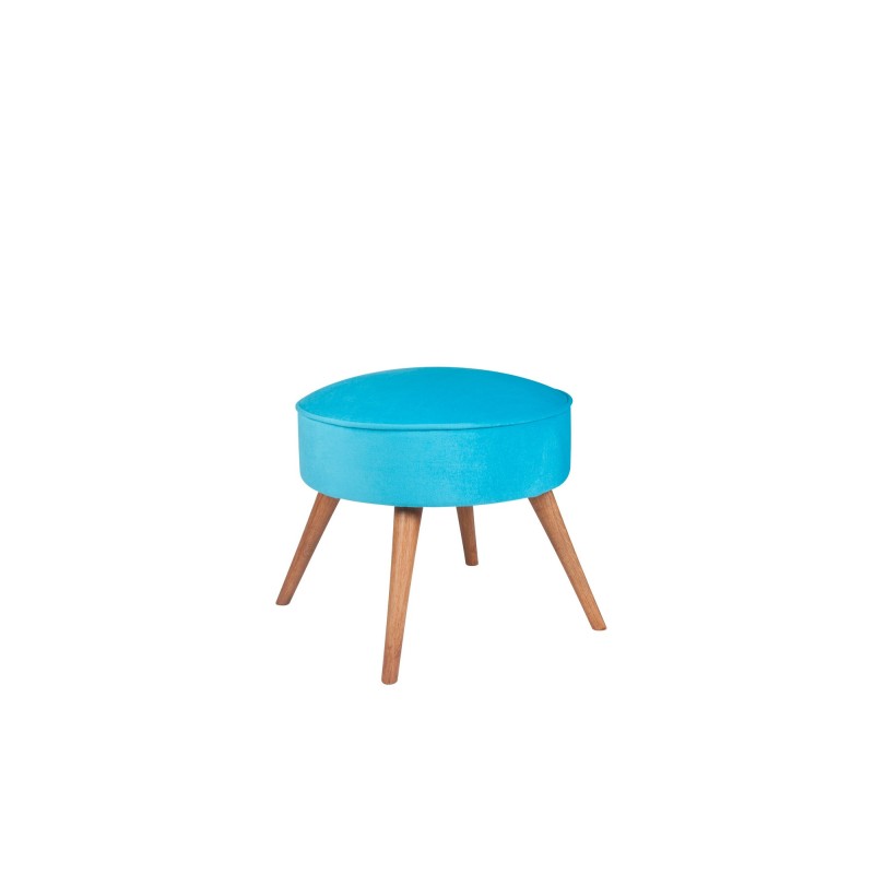 12599_0-800x800 Σκαμπώ Boyce Turquoise 45x45x41cm ξύλο ύφασμα ed12599 - Image 1