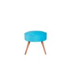 Σκαμπώ Boyce Turquoise 45x45x41cm ξύλο ύφασμα ed12599 - Image 5