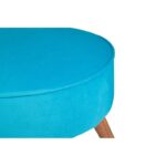Σκαμπώ Boyce Turquoise 45x45x41cm ξύλο ύφασμα ed12599 - Image 3