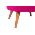 Σκαμπώ Buena 45x43cm μωβ ed12602 - Image 4