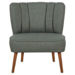 Πολυθρόνα Mona γκρι πράσινο 64x65x75cm ed12608 - Image 5