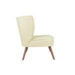 Πολυθρόνα Bienville κρεμ ύφασμα 80x72x77cm ed12613 - Image 4