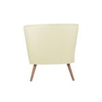 Πολυθρόνα Bienville κρεμ ύφασμα 80x72x77cm ed12613 - Image 3