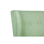 Πολυθρόνα Bienville πράσινο ύφασμα 80x72x77cm ed12614 - Image 4