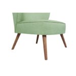 Πολυθρόνα Bienville πράσινο ύφασμα 80x72x77cm ed12614 - Image 3