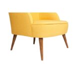 Πολυθρόνα Fine Island κίτρινο 69x68x107cm ed12642 - Image 4