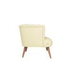Πολυθρόνα Ovest κρεμ 75x80x76cm ed12643 - Image 4
