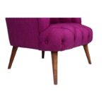 Πολυθρόνα Ovest μωβ 75x80x76cm ed12649 - Image 5