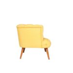 Πολυθρόνα Ovest κίτρινο 75x80x76cm ed12650 - Image 4