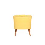 Πολυθρόνα Ovest κίτρινο 75x80x76cm ed12650 - Image 3