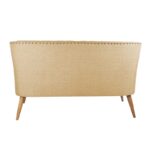 Καναπές διθέσιος ξύλινος Lamont καφέ χρώμα 140x74x80cm ed12655 - Image 2