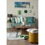 Καναπές διθέσιος Ovest πράσινο 75x140x76cm ed12664