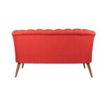 Καναπές διθέσιος Ovest κεραμιδί 75x140x76cm ed12667 - Image 3