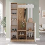 Επιπλό εισόδου Dοd atlantic pine άσπρο μελαμίνη 113x37 5x179 7εκ ed12670 - Image 4