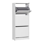 Παπουτσοθήκη Adore 51x26x119cm μελαμίνη άσπρη ed12714 - Image 5