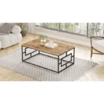 Τραπέζι σαλονιού Celin atlantic pine μελαμίνη 100x60x40εκ ed12747 - Image 4