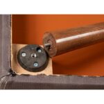 Σκαμπώ Appre μουσταρδί pu 46x46x44cm ed12756 - Image 2