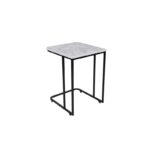 Τραπέζια σαλονιού σετ 3 τεμάχια Zigon 41x46cm μέταλλο mdf ed12791 - Image 5