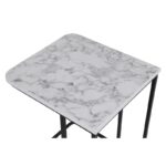 Τραπέζια σαλονιού σετ 3 τεμάχια Zigon 41x46cm μέταλλο mdf ed12791 - Image 4