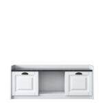 Έπιπλο εισόδου Mira άσπρο μάρμαρο μελαμίνη 120x40x45εκ ed12811 - Image 4