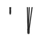 Τραπέζι Lago μέταλλο μελαμίνη 120x70x75cm ed12827 - Image 2