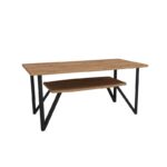 Τραπέζι σαλονιού Asens Atlantic Pine μελαμίνη 90x50x42εκ ed12835 - Image 3