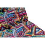 Καναπές κρεβάτι τριθέσιος Misa Patchwork 175x52x40cm ed12843 - Image 2