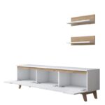 Έπιπλο τηλεόρασης Mito 180x35x48 6cm μελαμίνη ed12861 - Image 3