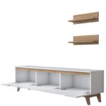 Έπιπλο τηλεόρασης Mito 180x35x48 6cm μελαμίνη ed12861 - Image 5