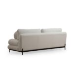 Καναπές τριθέσιος Livorno λευκό χρώμα 230x92x85cm ed12866 - Image 2