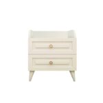 Κομοδίνο Nil άσπρη μελαμίνη 45x56x37cm ed12883 - Image 3