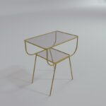 Κομοδίνο Mika 45x30x50cm μέταλλο ed12890 - Image 4