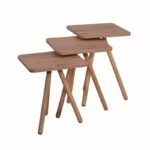 Σετ τραπεζιών σαλονιού Bella Atlantic Pine χρώμα 34x49x34cm ed12902 - Image 5